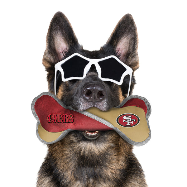 Littlearth San Francisco 49ers Pet Tug Bone