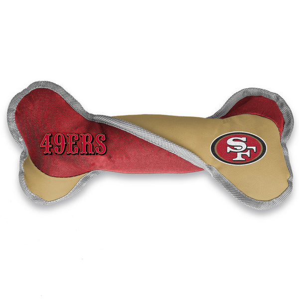 littlearth San Francisco 49ers Pet Tug Bone