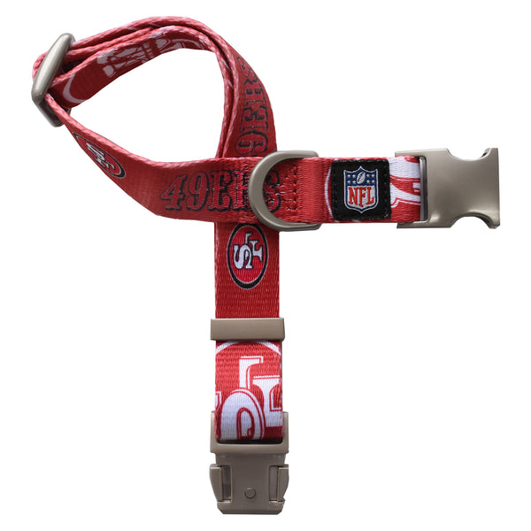 littlearth San Francisco 49ers Premium Pet Collar