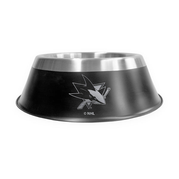 littlearth San Jose Sharks All-Pro Pet Bowl