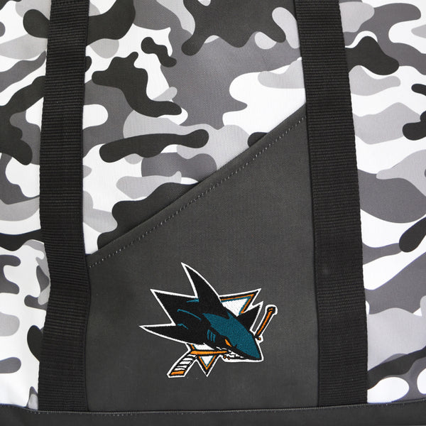 Littlearth San Jose Sharks Super-Duty Camo Tote