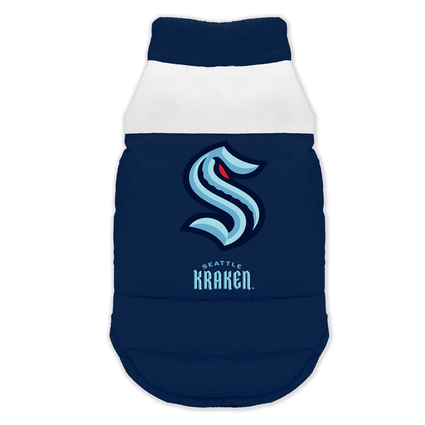 littlearth Seattle Kraken Pet Parka Puff Vest