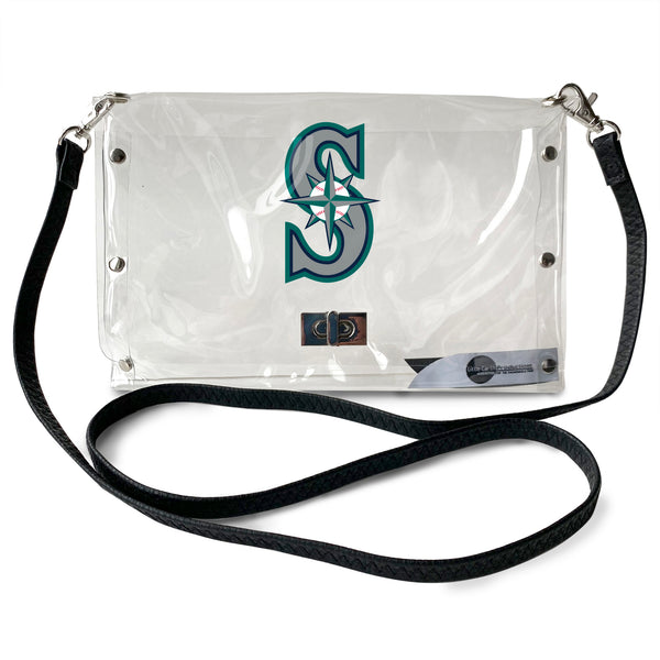 littlearth Seattle Mariners Clear Envelope Purse