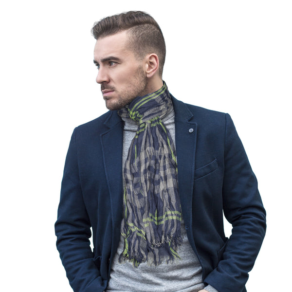 Littlearth Seattle Seahawks Crinkle Scarf Plaid