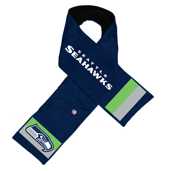 littlearth Seattle Seahawks Hero Jersey Scarf