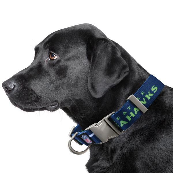 Littlearth Seattle Seahawks Premium Pet Collar