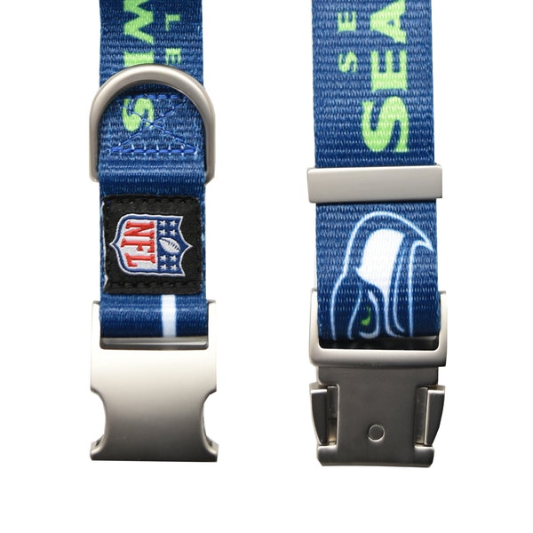 Littlearth Seattle Seahawks Premium Pet Collar