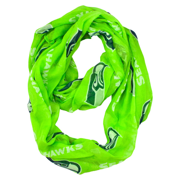 littlearth Seattle Seahawks Sheer Infinity Scarf