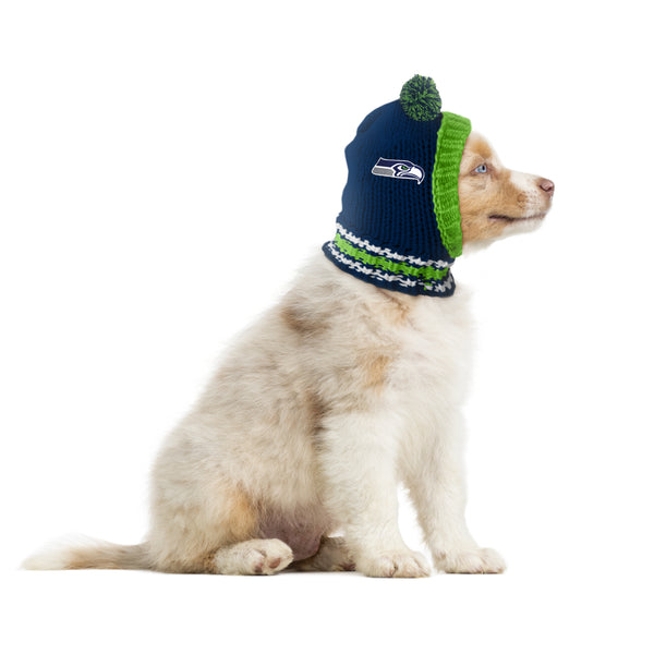 Littlearth Seattle Seahawks Team Pet Knit Hat