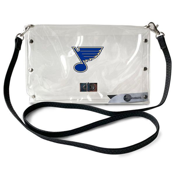 littlearth St. Louis Blues Clear Envelope Purse