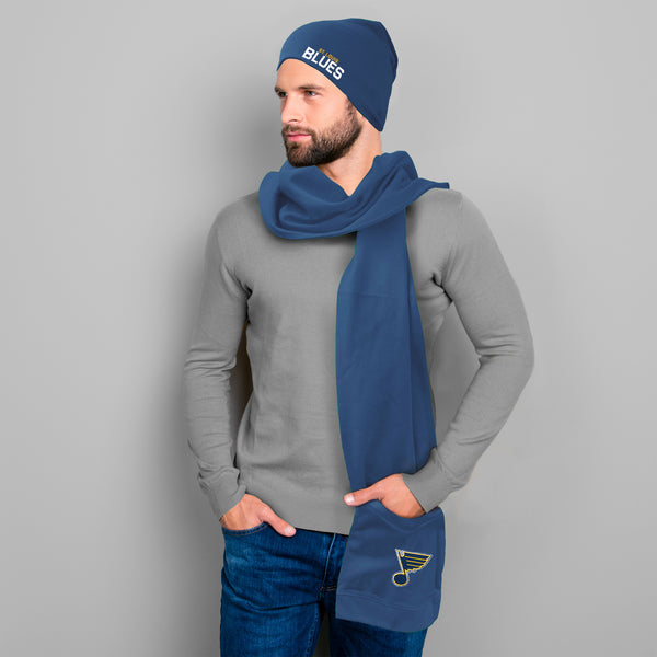 Littlearth St. Louis Blues Jimmy Bean 4 In 1 Scarf