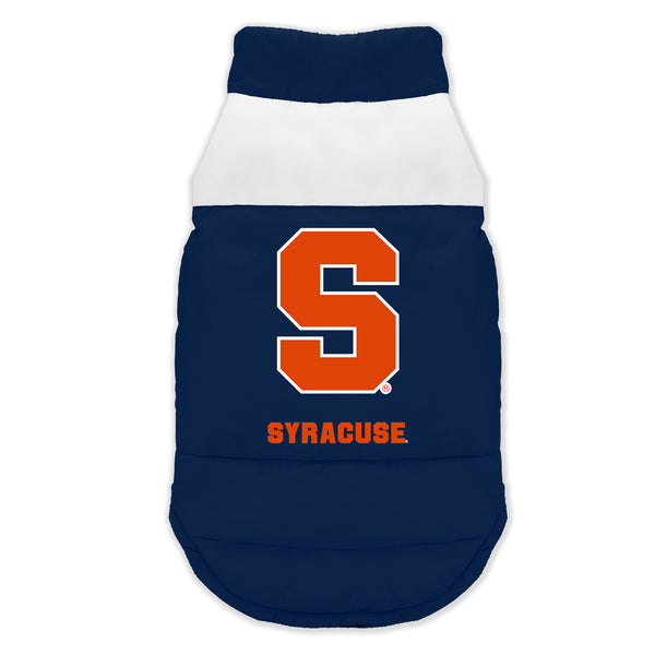 littlearth Syracuse University Pet Parka Puff Vest