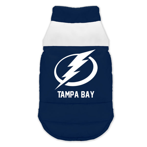 littlearth Tampa Bay Lightning Pet Parka Puff Vest