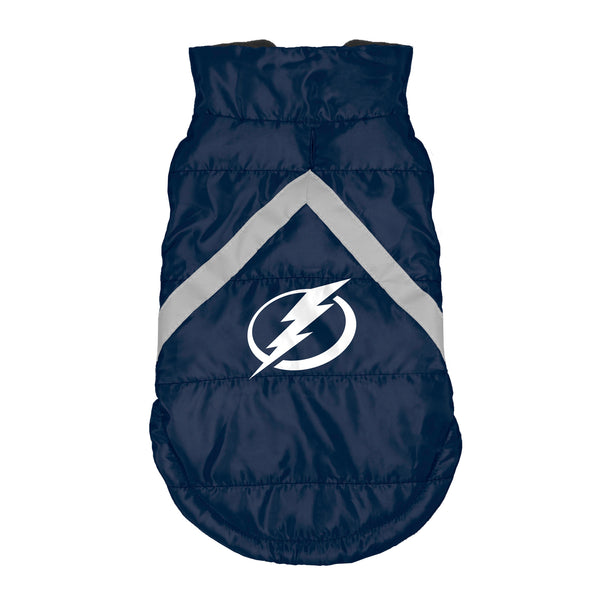littlearth Tampa Bay Lightning Pet Puffer Vest