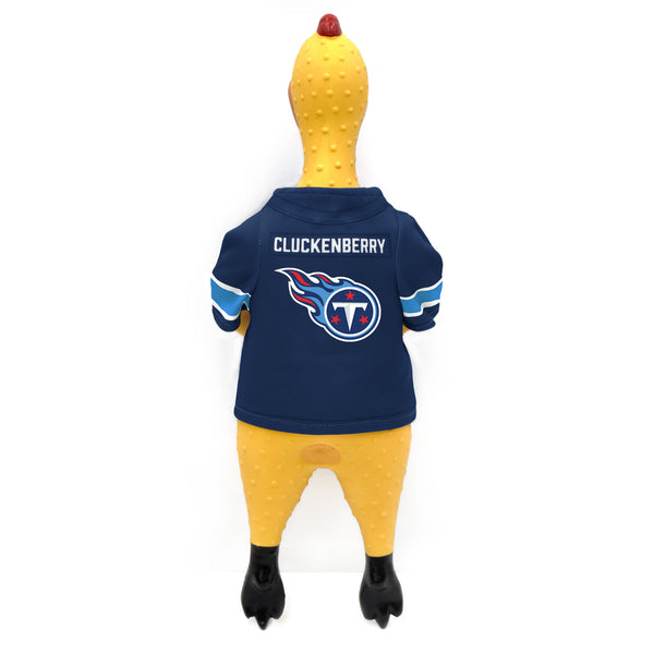 Littlearth Tennessee Titans Rubber Chicken Pet Toy