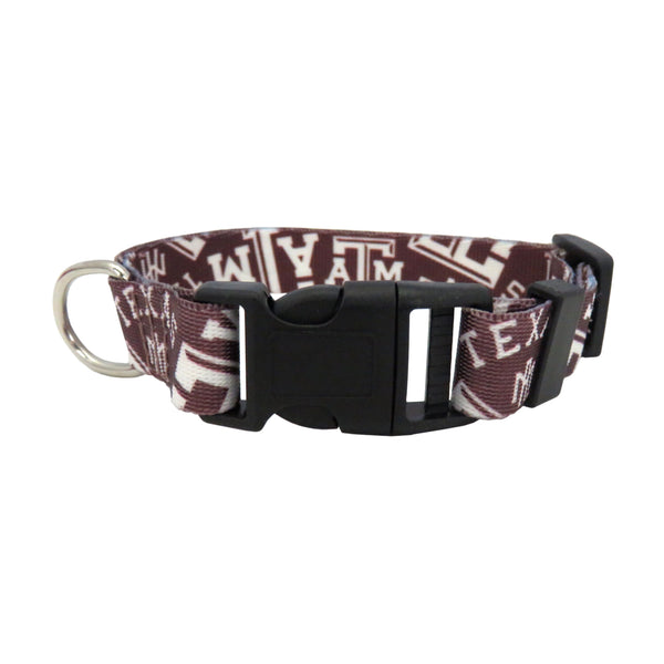 littlearth Texas A & M University Pet Team Collar