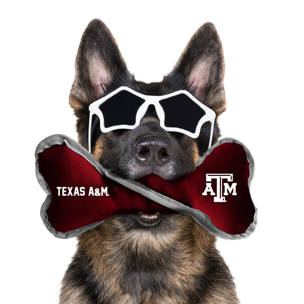 Littlearth Texas A & M University Pet Tug Bone