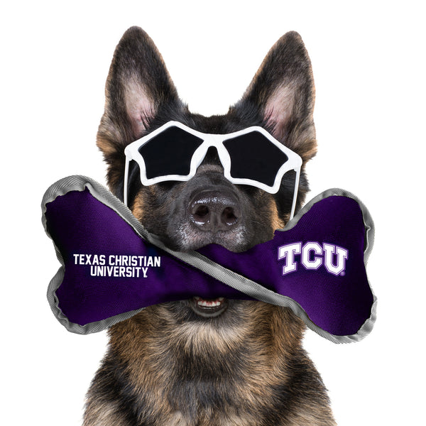 Littlearth Texas Christian University Pet Tug Bone