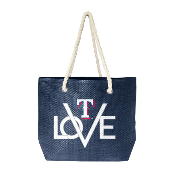 littlearth Texas Rangers Love Tote