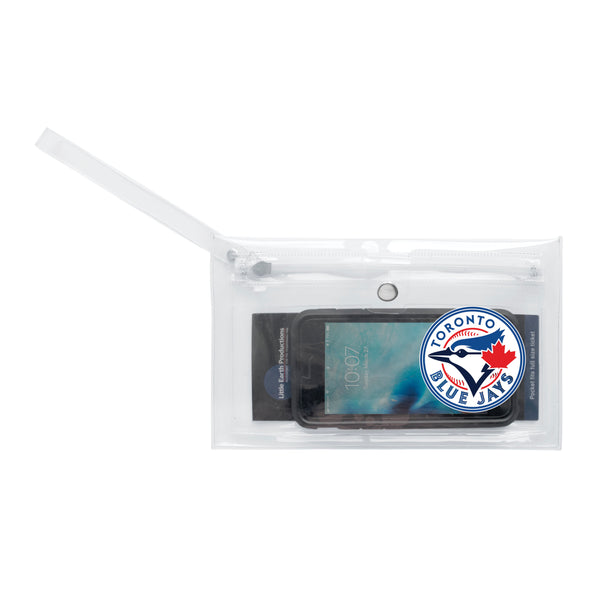 Littlearth Toronto Blue Jays Clear Ticket Wristlet