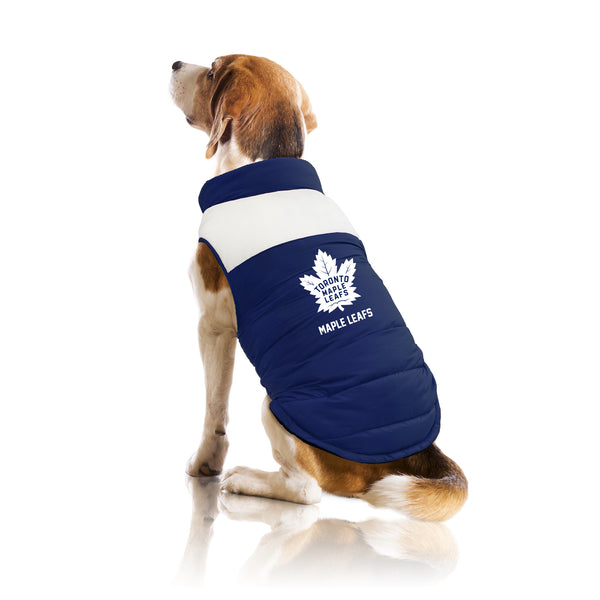 Littlearth Toronto Maple Leafs Pet Parka Puff Vest