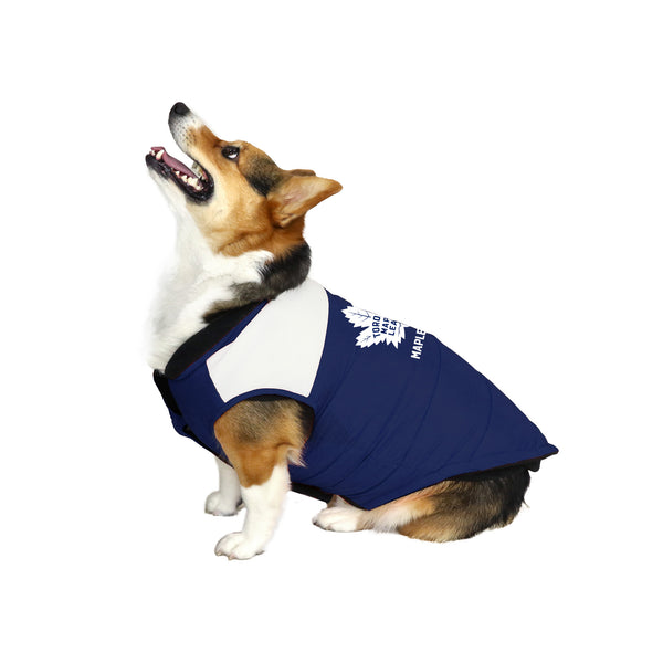 Littlearth Toronto Maple Leafs Pet Parka Puff Vest