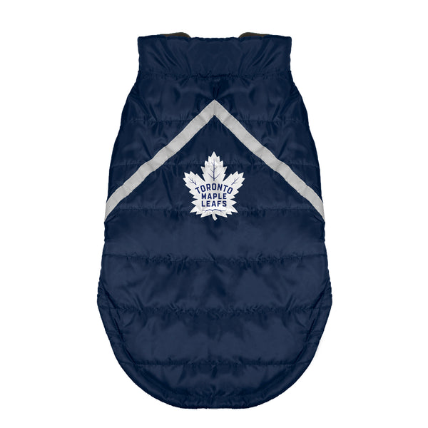 littlearth Toronto Maple Leafs Pet Puffer Vest