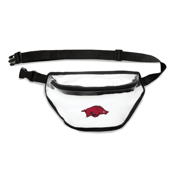 littlearth University of Arkansas Clear Fanny Pack