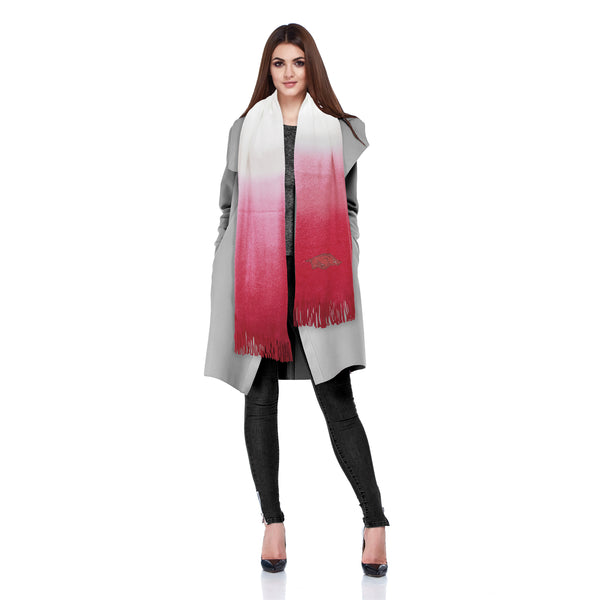 Littlearth University Of Arkansas Dip Dye Scarf