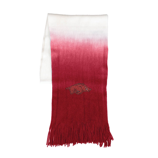 littlearth University of Arkansas Dip Dye Scarf