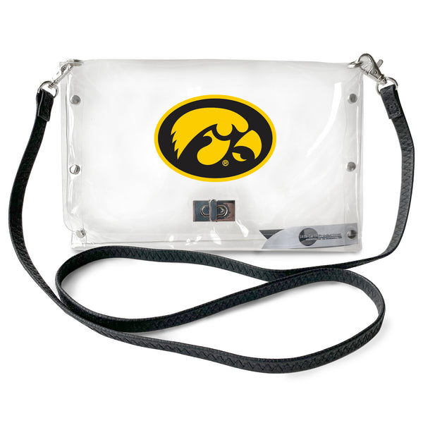 littlearth University of Iowa Clear Envelope Purse