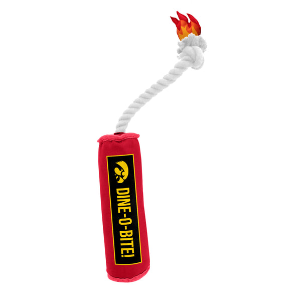 littlearth University of Iowa Dine-O-Bite Pet Toy