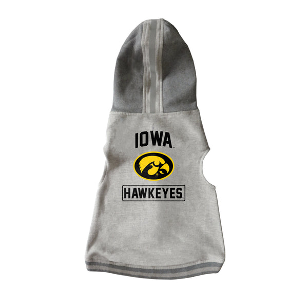 littlearth University of Iowa Pet Hooded Crewneck