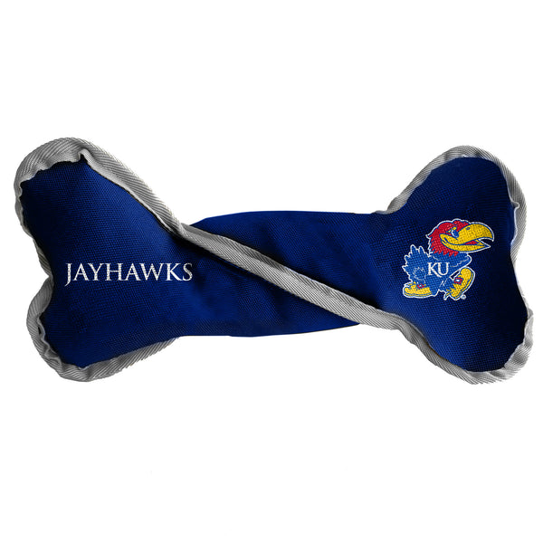 littlearth University of Kansas Pet Tug Bone