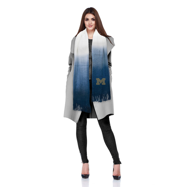 Littlearth University Of Michigan Dip Dye Scarf