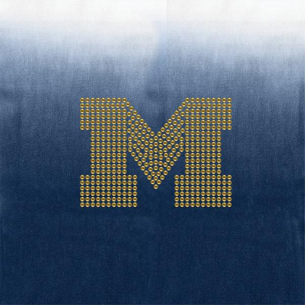 Littlearth University Of Michigan Dip Dye Scarf