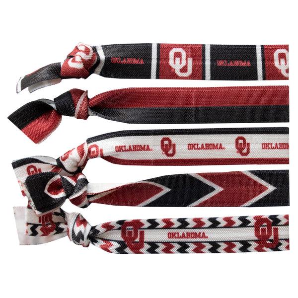littlearth University of Oklahoma Knotted Hair Tie