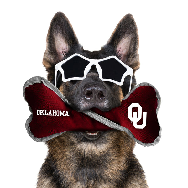 Littlearth University Of Oklahoma Pet Tug Bone