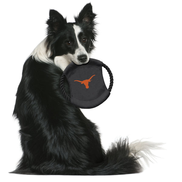 Littlearth University Of Texas Flying Disc Pet Toy