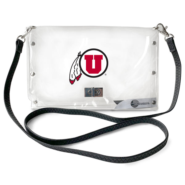 littlearth University of Utah Clear Envelope Purse