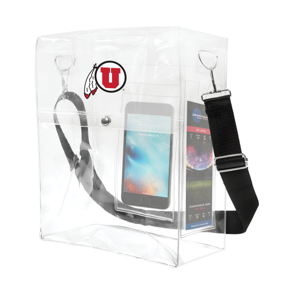 Littlearth University Of Utah Clear Ticket Satchel