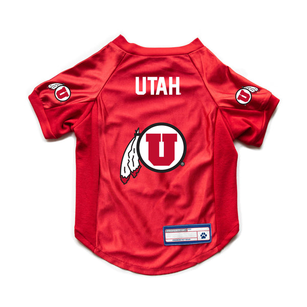 littlearth University of Utah Pet Stretch Jersey