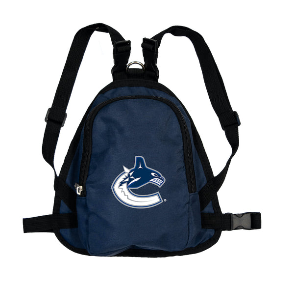 littlearth Vancouver Canucks Pet Mini Backpack