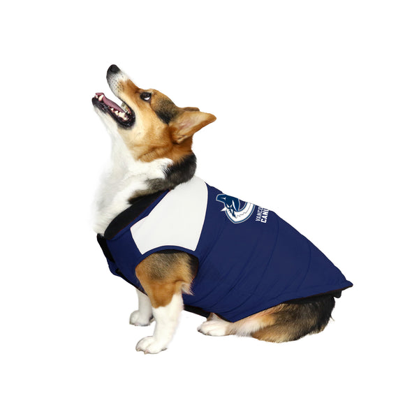 Littlearth Vancouver Canucks Pet Parka Puff Vest