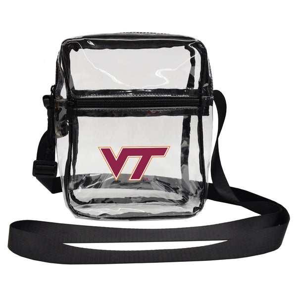 littlearth Virginia Tech Clear Sideline Purse