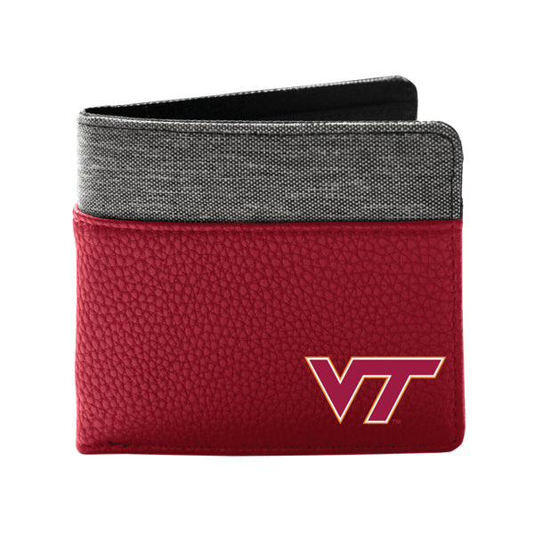 littlearth Virginia Tech Pebble BiFold Wallet