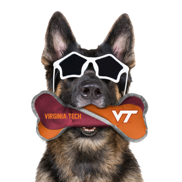 Littlearth Virginia Tech Pet Tug Bone