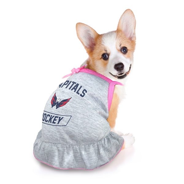 Littlearth Washington Capitals Pet Dress Grey Type