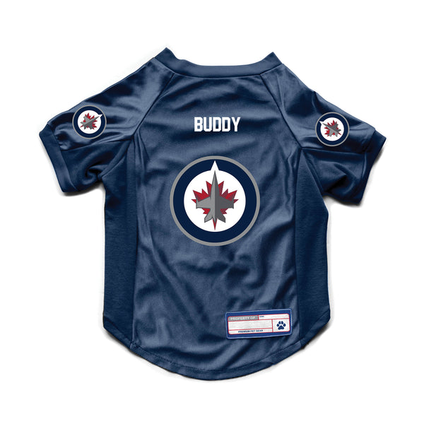 littlearth Winnipeg Jets Custom Pet Stretch Jersey