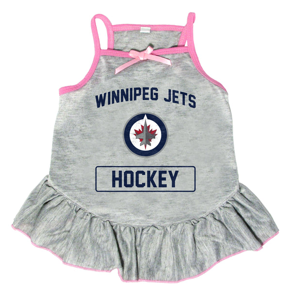 littlearth Winnipeg Jets Pet Dress Grey Type